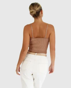 New Belle & Bloom All I Need Knit Crop - Oat