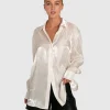 Clearance Belle & Bloom Back To You Irredescent Shirt - White