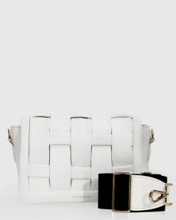 Discount Belle & Bloom Bad Romance Crossbody Bag - White