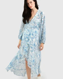 Best Belle & Bloom Beautiful Escape Dress - Porcelain Paisley PorcelainPaisley