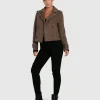 Online Belle & Bloom Better Off Military Peacoat - Walnut