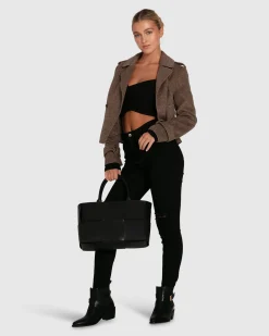 Online Belle & Bloom Better Off Military Peacoat - Walnut