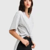 Sale Belle & Bloom Brave Soul Oversized T-Shirt - Grey Shirt-Grey