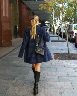 Outlet Belle & Bloom Cambridge Oversized Wool Blazer - Blue