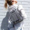 Hot Belle & Bloom Camila Leather Backpack - Ash