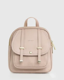 Online Belle & Bloom Camila Leather Backpack - Dusty Pink DustyPink