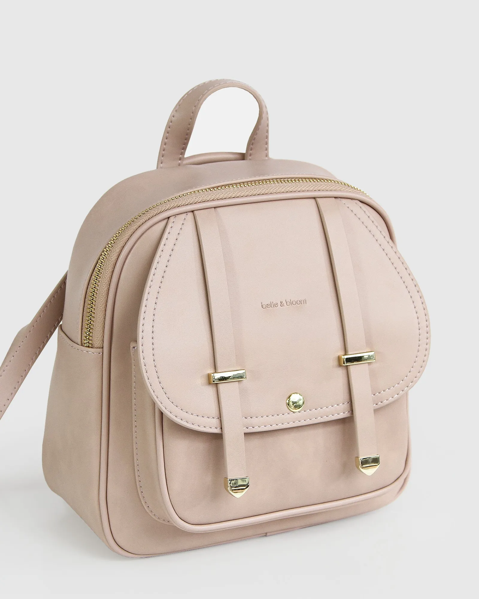 Online Belle & Bloom Camila Leather Backpack - Dusty Pink DustyPink
