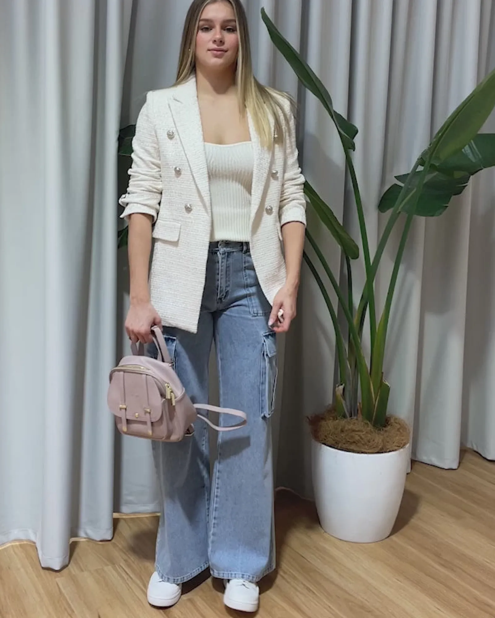 Online Belle & Bloom Camila Leather Backpack - Dusty Pink DustyPink