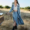 Outlet Belle & Bloom Can't Forget You Denim Midi Skirt