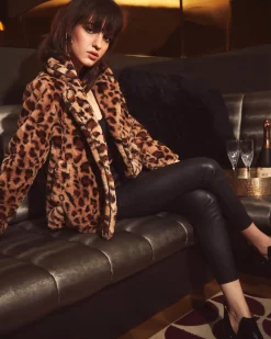 Fashion Belle & Bloom City Slicker Coated Legging - Black