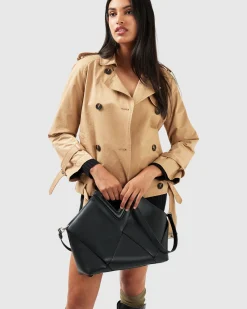 Best Belle & Bloom Cool Nights Cropped Trench Coat - Khaki