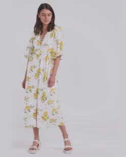Sale Belle & Bloom Crazy Love Button Up Dress - Orchard