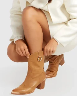 Best Belle & Bloom Dallas Western Boot - Tan