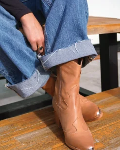 Best Belle & Bloom Dallas Western Boot - Tan