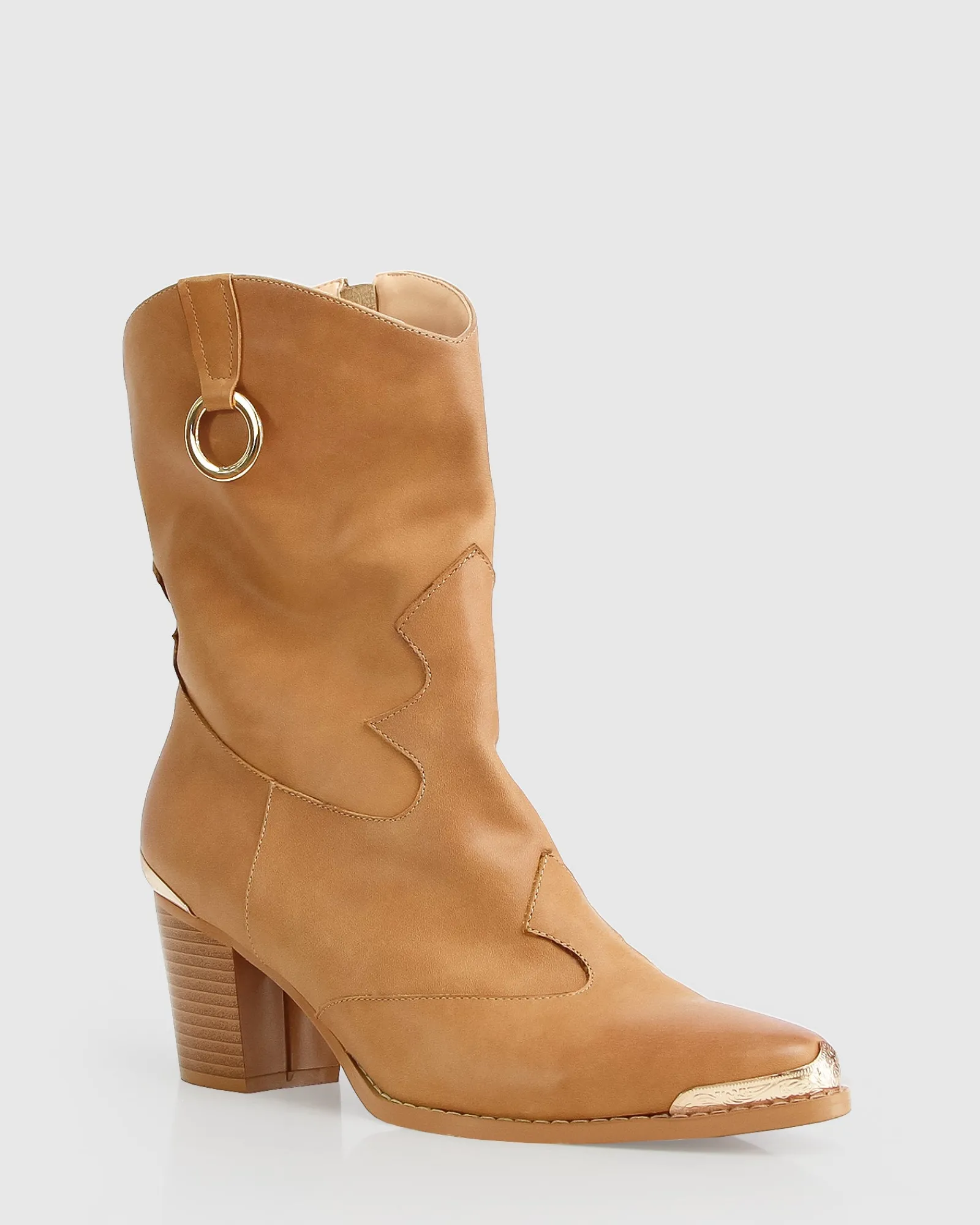 Best Belle & Bloom Dallas Western Boot - Tan