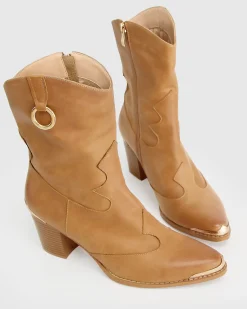 Best Belle & Bloom Dallas Western Boot - Tan