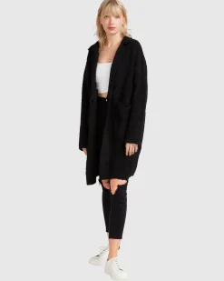 Discount Belle & Bloom Days Go By Sustainable Blazer Cardigan - Black
