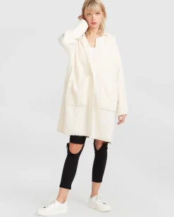 Fashion Belle & Bloom Days Go By Sustainable Blazer Cardigan - Cream