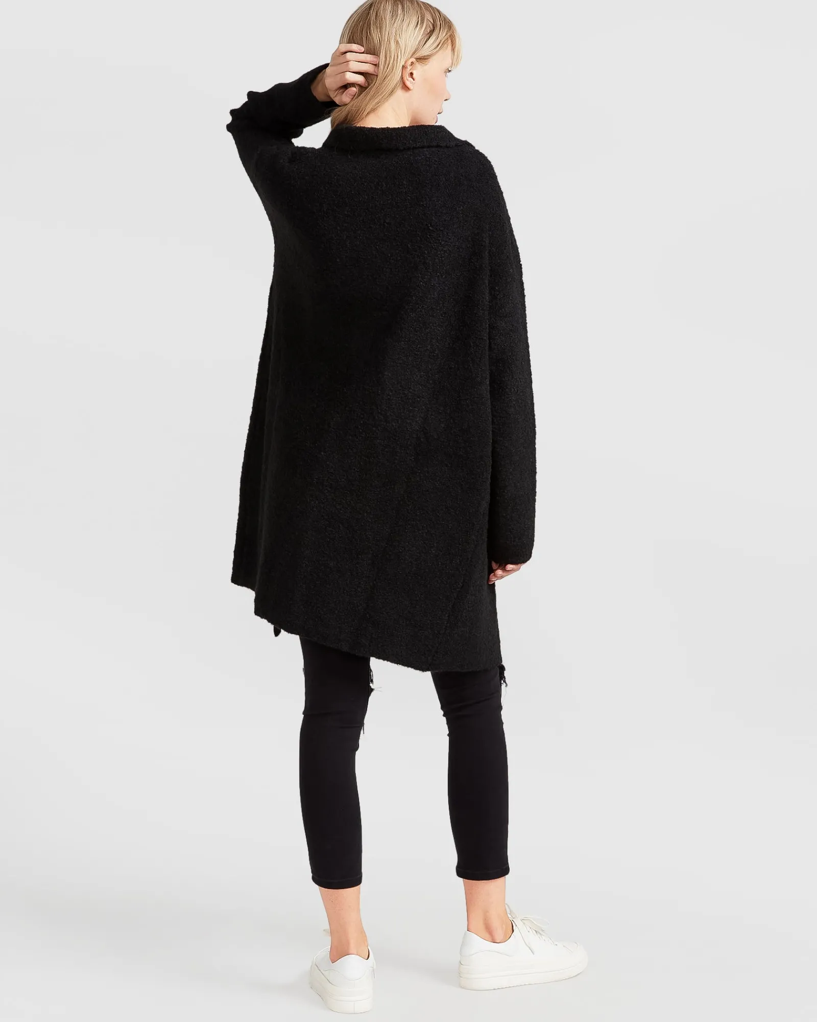Discount Belle & Bloom Days Go By Sustainable Blazer Cardigan - Black