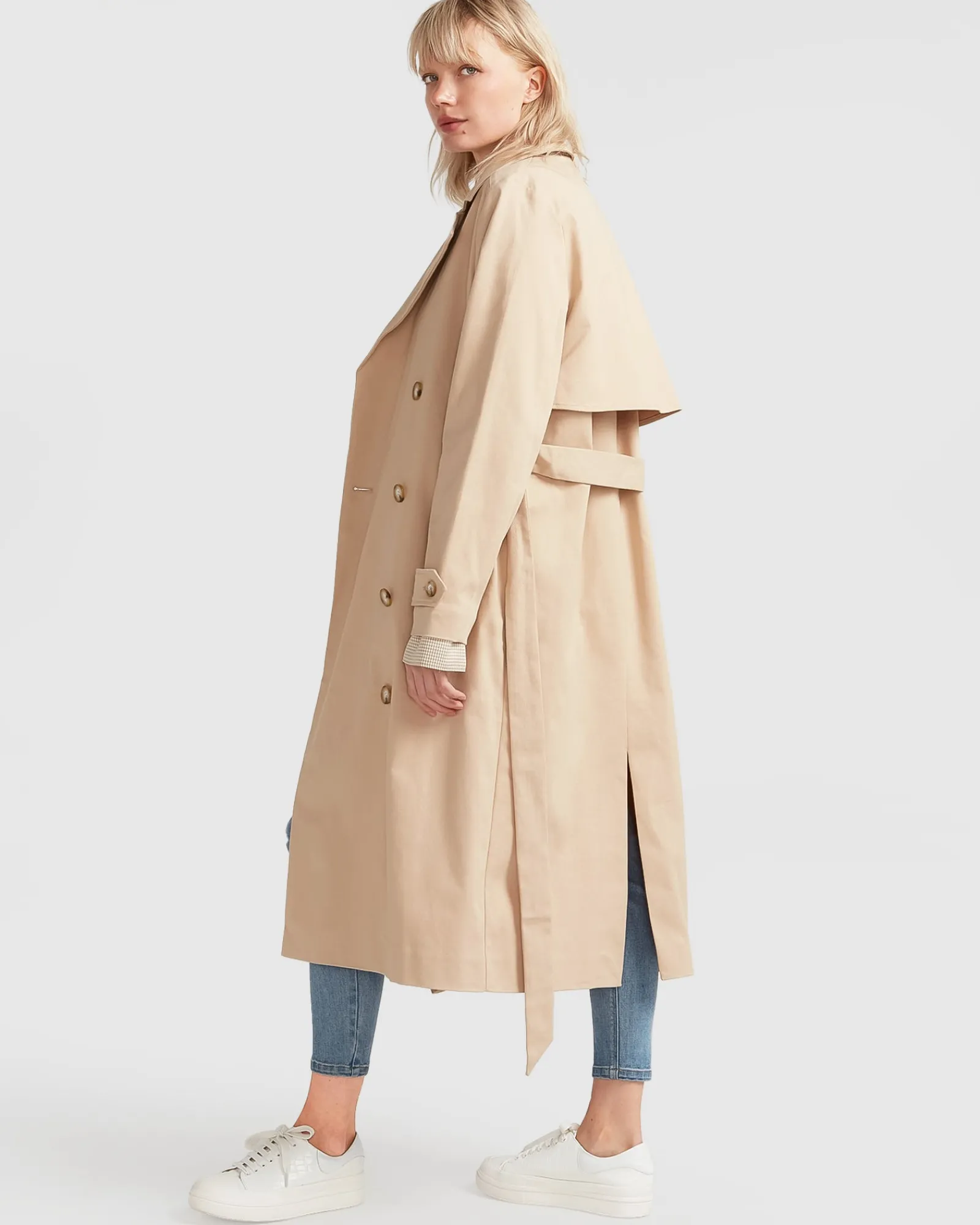 Online Belle & Bloom Empirical Trench Coat - Camel