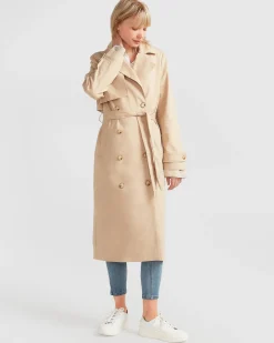 Online Belle & Bloom Empirical Trench Coat - Camel