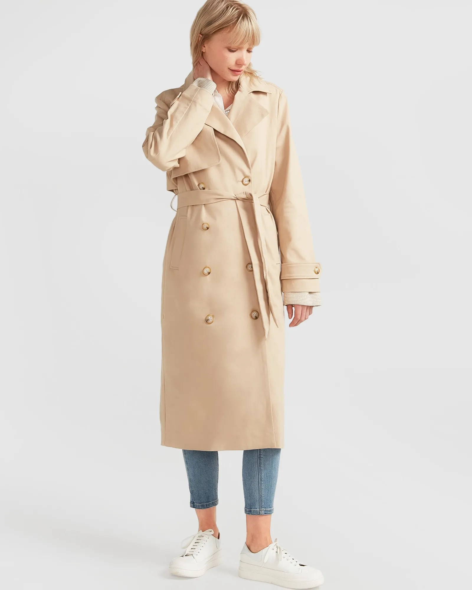 Online Belle & Bloom Empirical Trench Coat - Camel