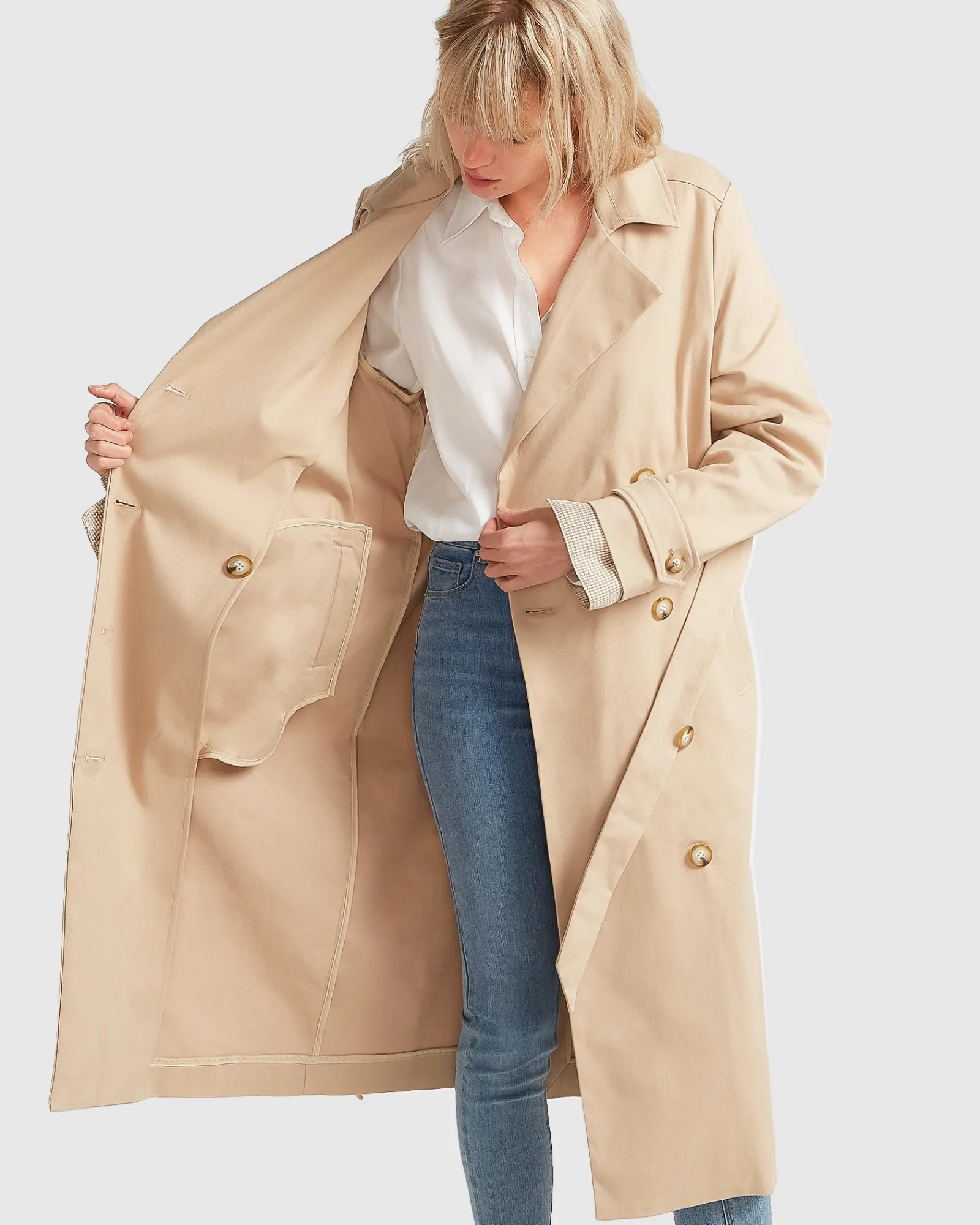 Online Belle & Bloom Empirical Trench Coat - Camel
