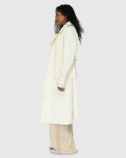 New Belle & Bloom Empirical Trench Coat - Cream