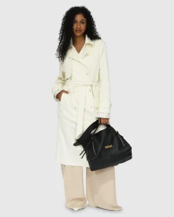 New Belle & Bloom Empirical Trench Coat - Cream