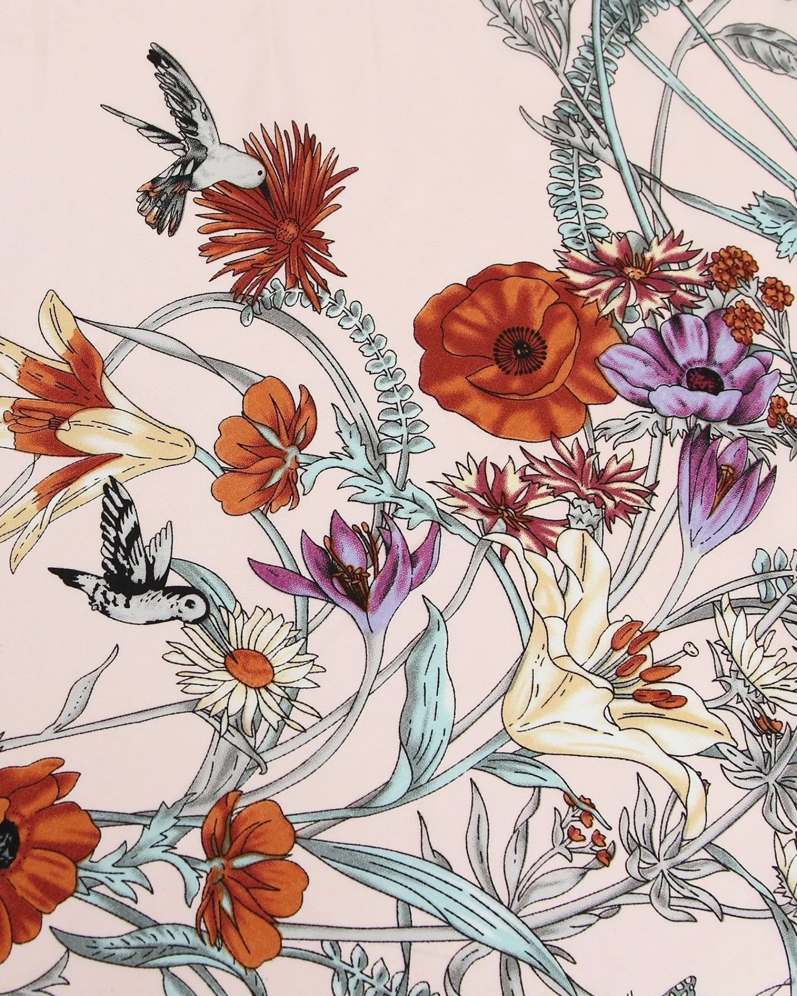 Online Belle & Bloom English Garden Fashion Scarf - Pink