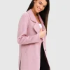 New Belle & Bloom Ex-Boyfriend Wool Blend Oversized Jacket - Lilac BoyfriendWoolBlendOversizedJacket-Lilac