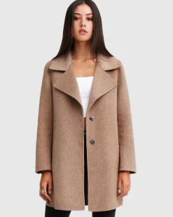 New Belle & Bloom Ex-Boyfriend Wool Blend Oversized Jacket - Oat BoyfriendWoolBlendOversizedJacket-Oat