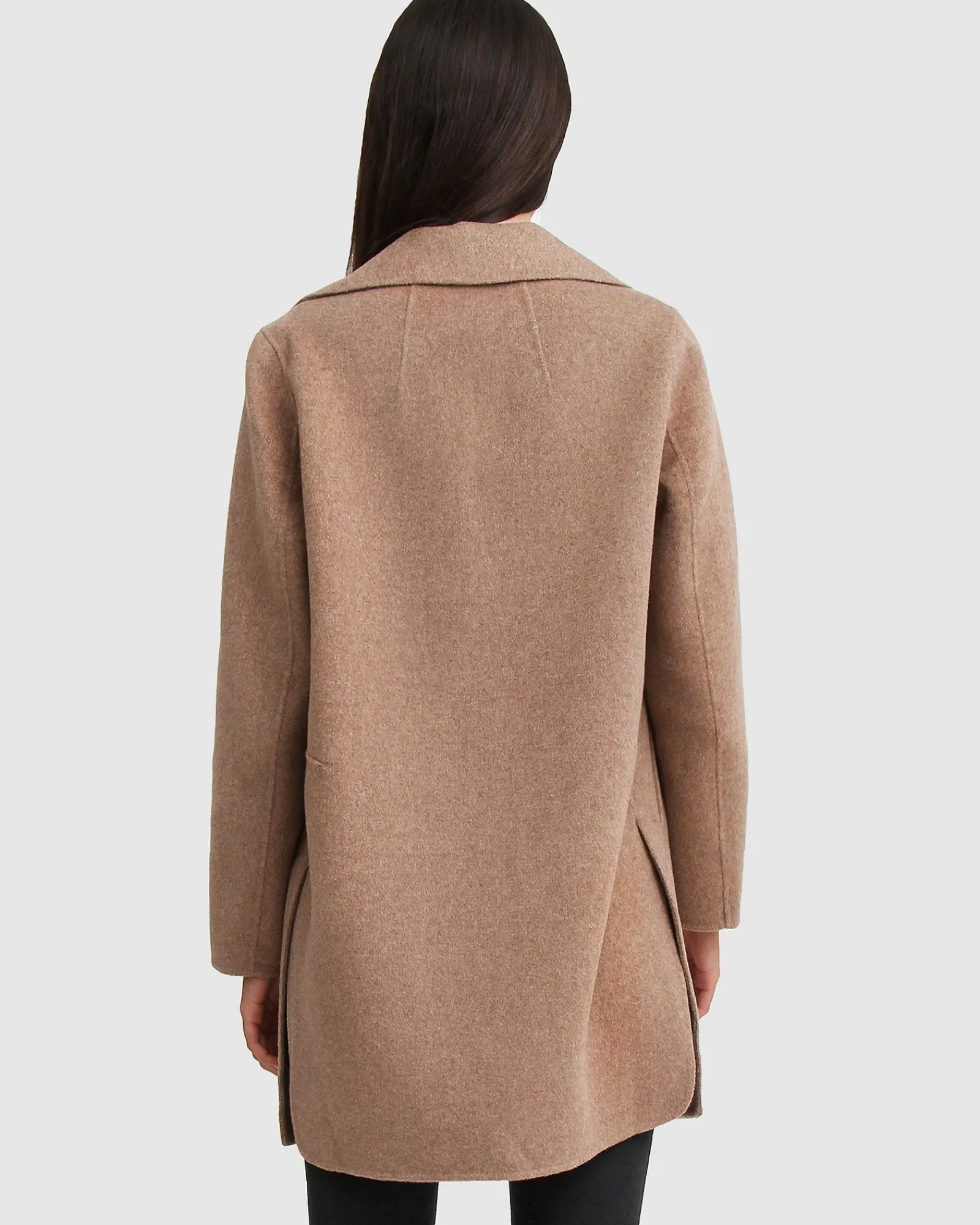 New Belle & Bloom Ex-Boyfriend Wool Blend Oversized Jacket - Oat BoyfriendWoolBlendOversizedJacket-Oat
