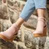Online Belle & Bloom Fearless Clog Ankle Boot - Blush