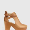 Discount Belle & Bloom Fearless Clog Ankle Boot - Tan