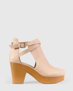 Online Belle & Bloom Fearless Clog Ankle Boot - Blush