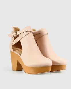 Online Belle & Bloom Fearless Clog Ankle Boot - Blush