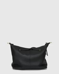 Best Belle & Bloom For Your Love Zip Front Handbag - Black