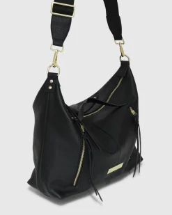 Best Belle & Bloom For Your Love Zip Front Handbag - Black