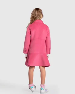 Online Belle & Bloom Good Manners Wool Blend Fitted Coat - Pink