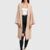 Online Belle & Bloom Hold The Line Coatigan - Camel