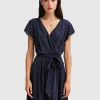 Outlet Belle & Bloom I'm The Star Wrap Dress - Navy