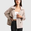 Sale Belle & Bloom I'm Yours Wool Blend Peacoat - Beige