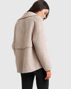 Sale Belle & Bloom I'm Yours Wool Blend Peacoat - Beige