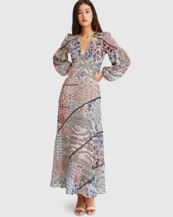Discount Belle & Bloom In Your Dreams Maxi Dress - Beige