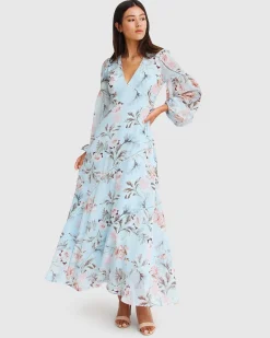 Sale Belle & Bloom In Your Dreams Maxi Dress - Light Blue LightBlue