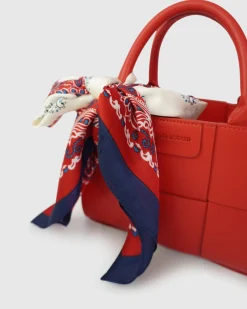 Discount Belle & Bloom Jolene Fashion Scarf - Red/Navy