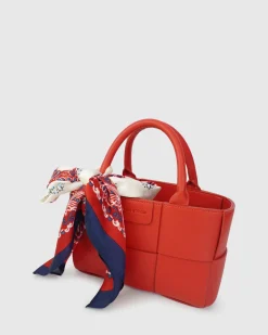 Discount Belle & Bloom Jolene Fashion Scarf - Red/Navy
