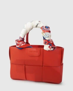 Discount Belle & Bloom Jolene Fashion Scarf - Red/Navy