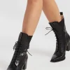 Discount Belle & Bloom Jumping Ship Laced Boot - Black